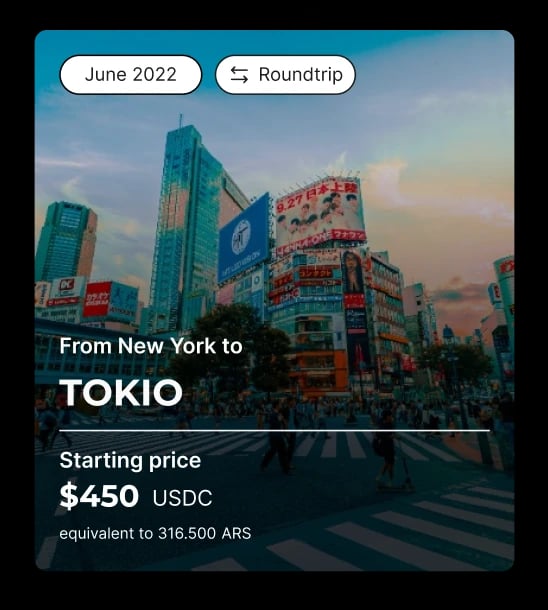 card flight destination