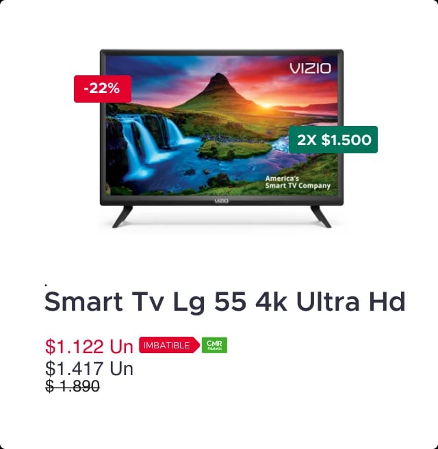 Screenshot of Tottus app